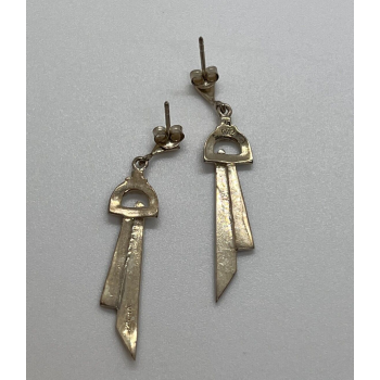 925 Sterling Silver & Marcasite Earrings