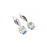 925 Sterling Silver Multicolor CZ Earrings
