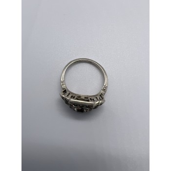 925 Sterling Silver & CZ Ring Size 7