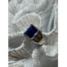 925 Sterling Silver Gainsboro Sapphire Men's Ring Size 9