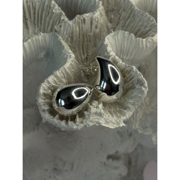 925 Sterling Silver Drop Earrings Length 0.66 inch