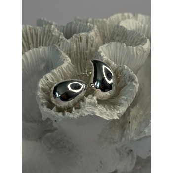 925 Sterling Silver Drop Earrings Length 0.66 inch