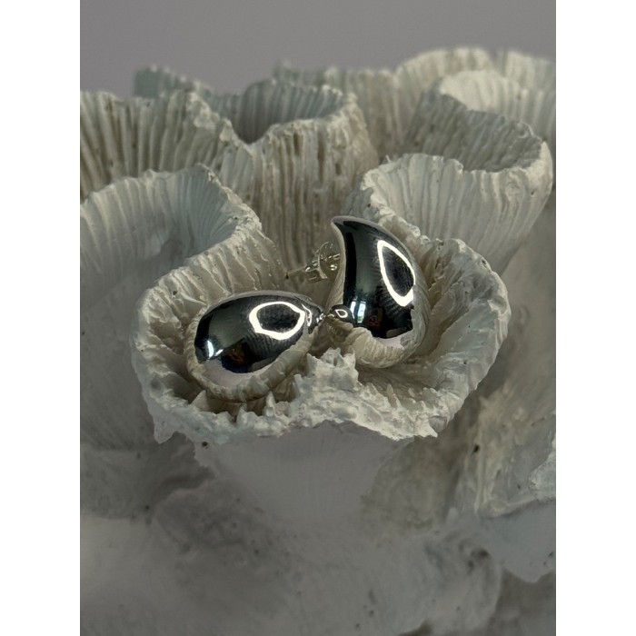 925 Sterling Silver Drop Earrings Length 0.66 inch