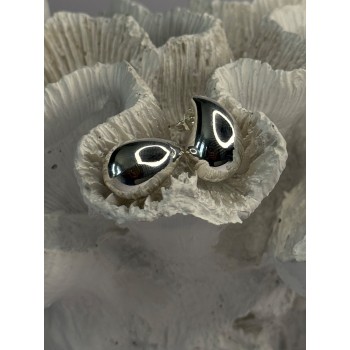 925 Sterling Silver Drop Earrings Length 0.66 inch