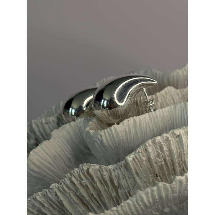 925 Sterling Silver Drop Earrings Length 1 inch