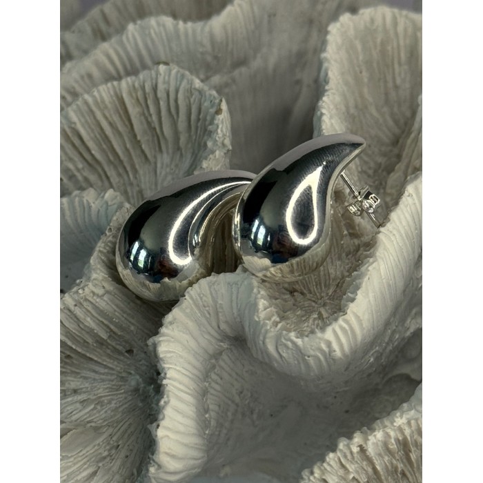 925 Sterling Silver Drop Earrings Length 1 inch