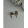 925 Sterling Silver Coral Earrings Length 0.30 Inch