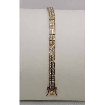 925 STERLING SILVER VERMEIL DIAMONDS 