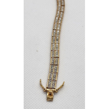 925 STERLING SILVER VERMEIL DIAMONDS 