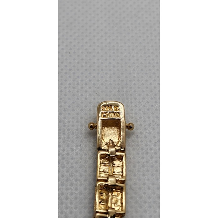 925 STERLING SILVER VERMEIL DIAMONDS 