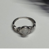 925 Sterling Silver Moonstone Ring Size 7