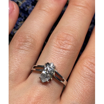 925 Sterling Silver Spinel Ring Size 8