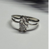 925 Sterling Silver Spinel Ring Size 8