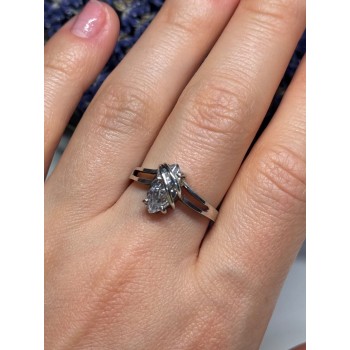 925 Sterling Silver Spinel Ring Size 8