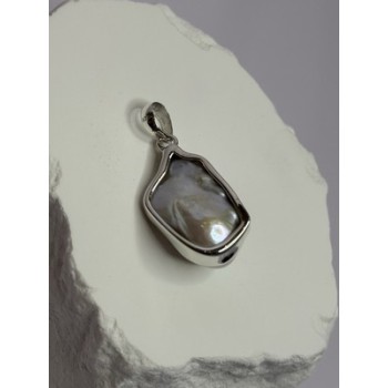 925 STERLING SILVER PEARL PENDANT LENGTH 1.3 INCH
