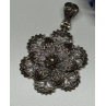 925 Sterling Silver Flower Pendant