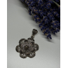 925 Sterling Silver Flower Pendant