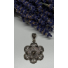 925 Sterling Silver Flower Pendant