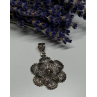925 Sterling Silver Flower Pendant
