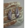 925 Sterling Silver Lepidolite Earrings Length 2 Inch