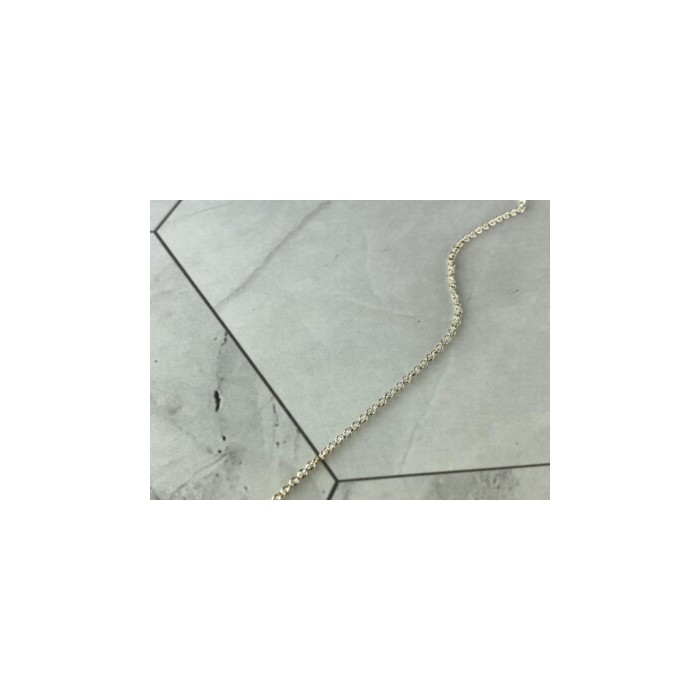 925 Sterling Silver Pearl Chain With Pendant Italy