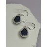 925 Sterling Silver Labradorite Earrings Length 1.2 Inch