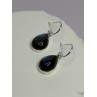 925 Sterling Silver Labradorite Earrings Length 1.2 Inch