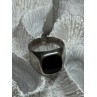 925 Sterling Silver Black Nephrite Men's Ring Size 10.5