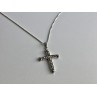 925 Sterling Silver Marcasites Chain with Cross