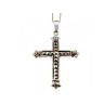 925 Sterling Silver Marcasites Chain with Cross