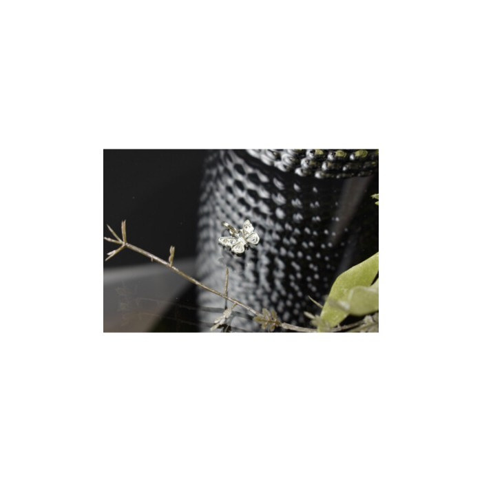 925 Sterling Silver CZ Butterfly Pendant