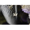 925 Sterling Silver CZ Butterfly Pendant