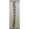 925 STERLING SILVER QUARTZ BRACELET SIZE 7 IN