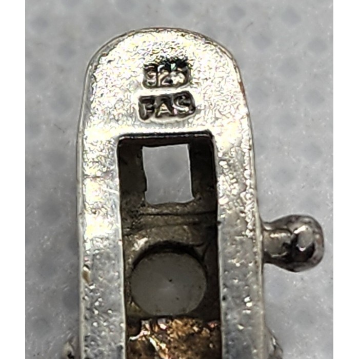 925 STERLING SILVER QUARTZ BRACELET SIZE 7 IN