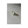 14K YELLOW GOLD TOPAZ RING SIZE 9