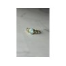 14K YELLOW GOLD TOPAZ RING SIZE 9