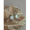 925 Sterling Silver Moonstone Earrings Length 1.1 Inch