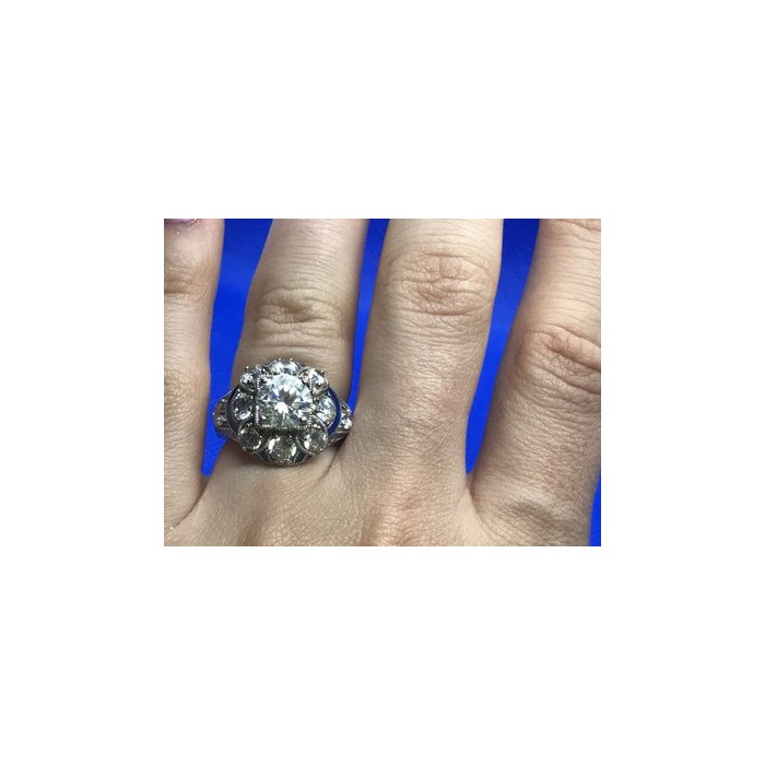 925 Sterling Silver CZ Ring Size 6.5