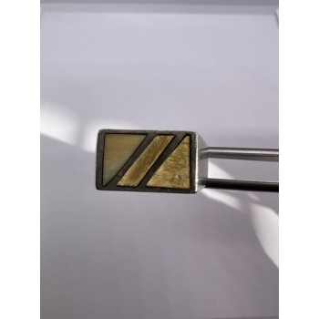 925 Sterling Silver Agate Ring Size 8