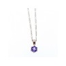 925 Sterling Silver Iolite Chain with Pendant