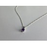 925 Sterling Silver Iolite Chain with Pendant