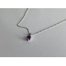 925 Sterling Silver Iolite Chain with Pendant