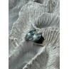 925 Sterling Silver Topaz Ring Size 6