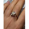 925 STERLING SILVER PEARLS & RUBY RING SIZE 8