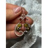 925 Sterling Silver Amber Earrings Length 2 Inch