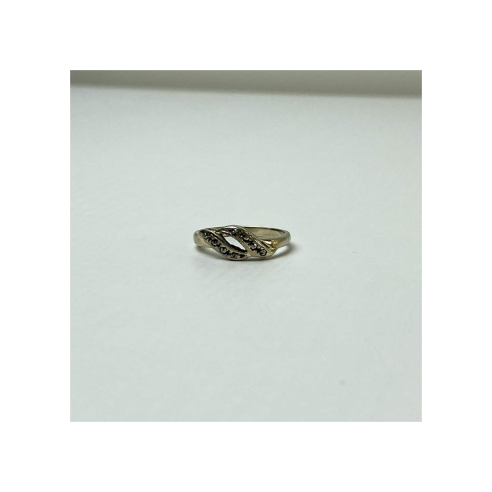 925 Sterling Silver Marcasites Ring Size 5.5