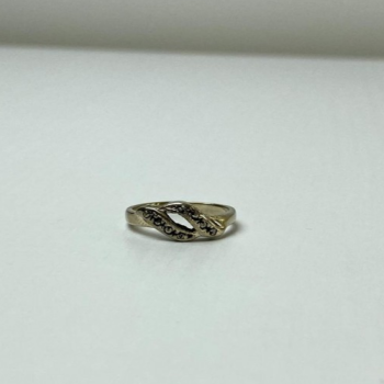 925 Sterling Silver Marcasites Ring Size 5.5