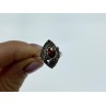 925 Sterling Silver Garnet & Marcasites Ring Size 7