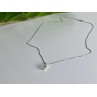925 Sterling Silver White Tourmaline (Achroite) Chain with Pendant
