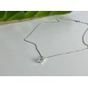 925 Sterling Silver White Tourmaline (Achroite) Chain with Pendant